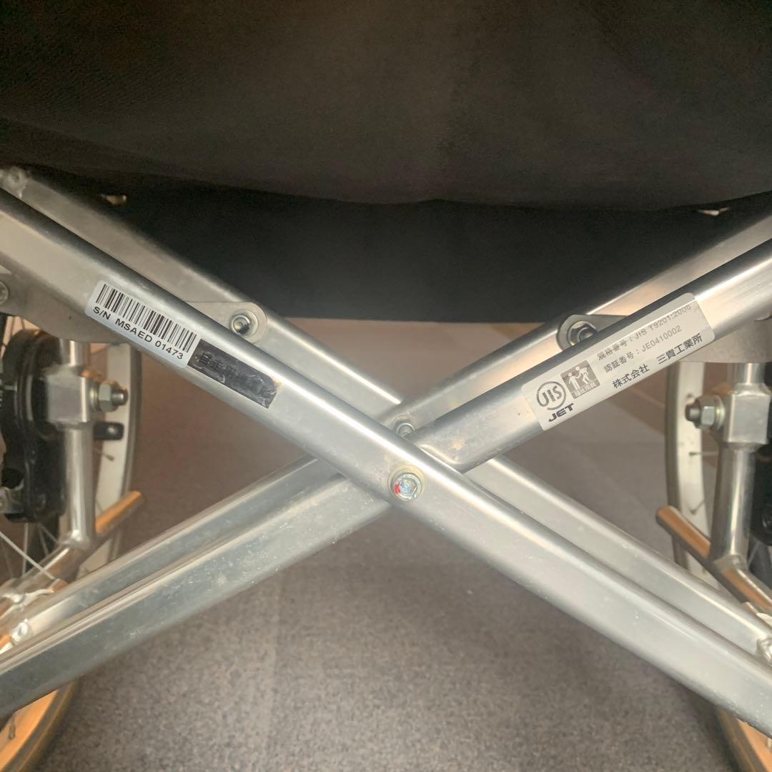 ミキ　BAL-1　軽量　ノーパンクタイヤ　自走用車椅子 耐荷重　100kg