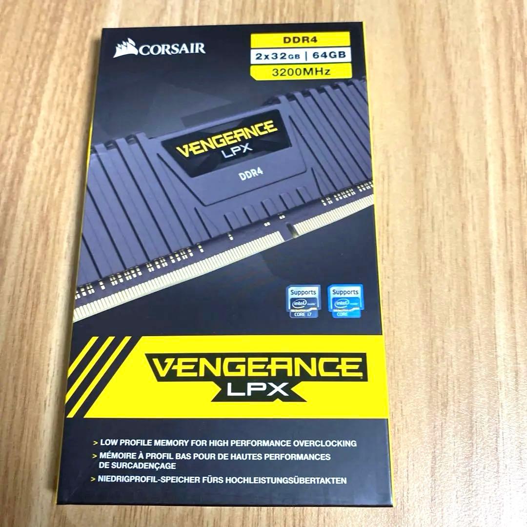 メモリー CORSAIR Vengeance LPX DDR4 64GB 3200MHz