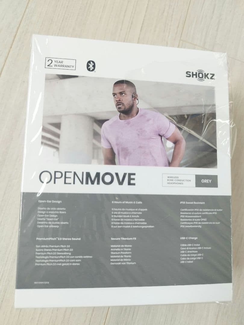 SHOKZ OPENMOVE ワイヤレス骨伝導イヤホン
