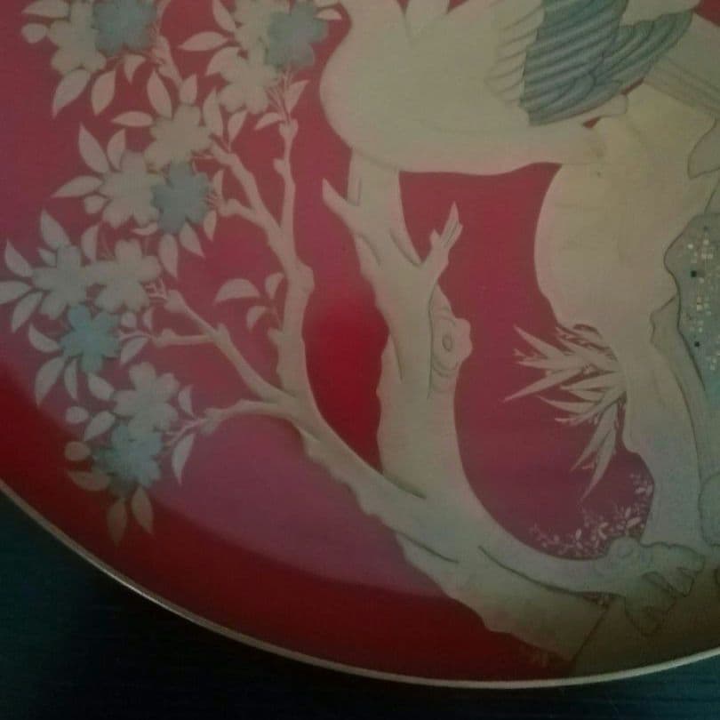 漆工芸　朱漆　金蒔絵　木盃④　江戸から明治時代　七組盃のひとつ