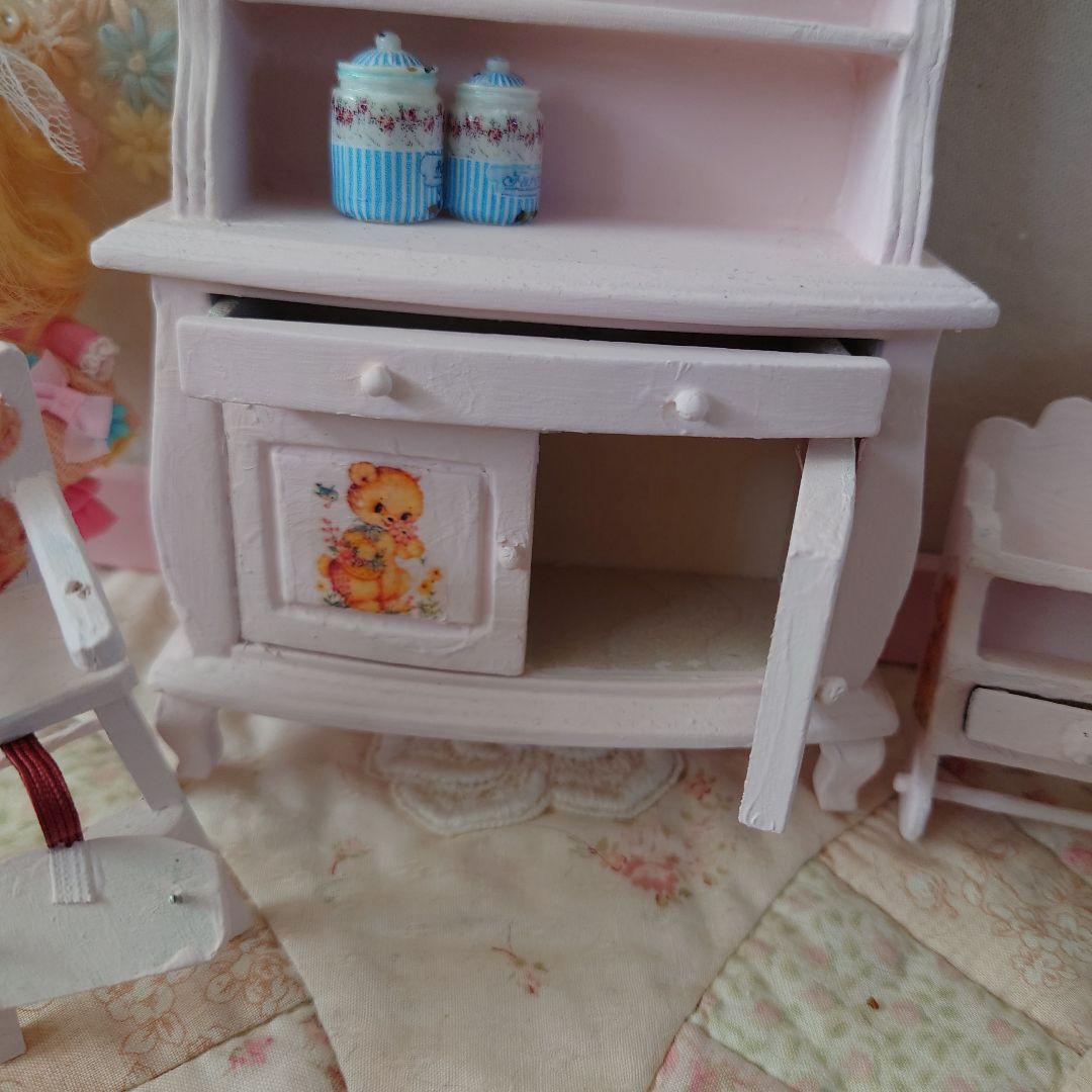 お値下げ！！ヴィンテージ、ドールハウス、ミニチュアデカールセット
