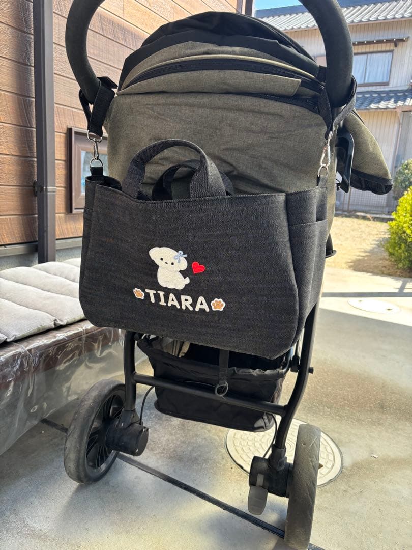 専用ご案内中うちの子トートバッグ大♡ハーフ ミックス ネーム入り