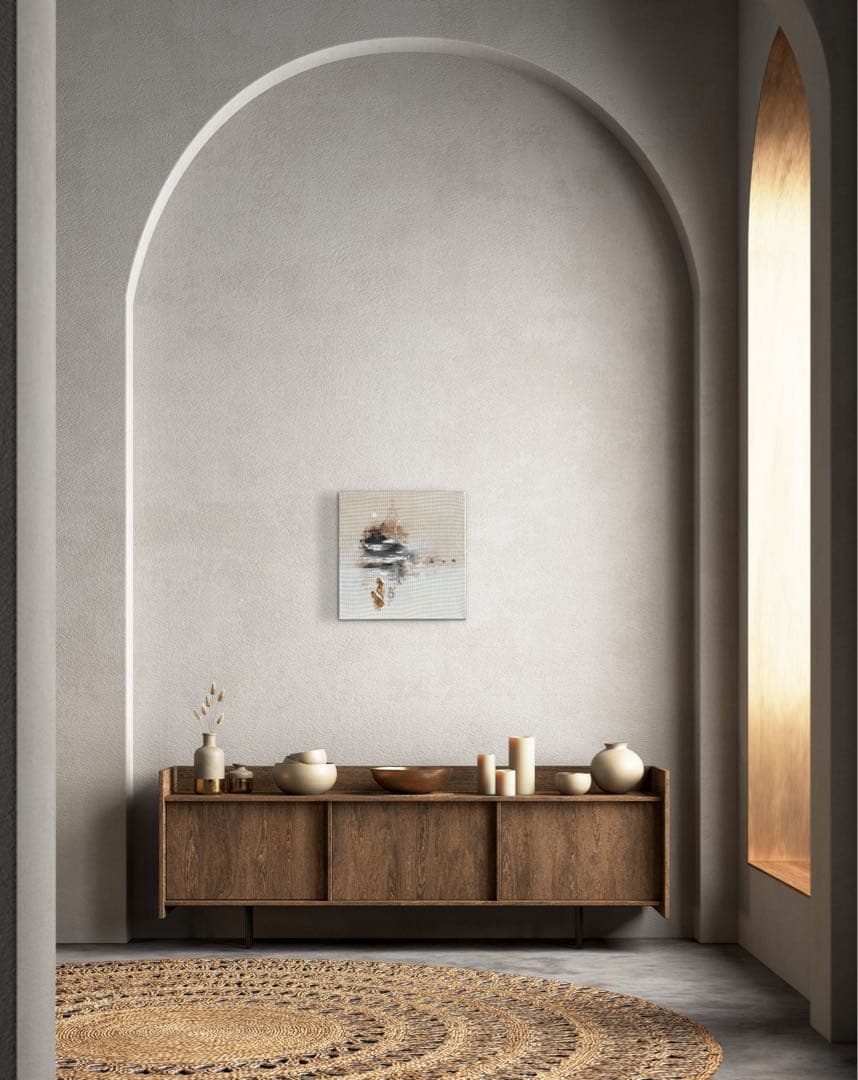 現代アート　30×30㎝　テクスチャーアート　モダン　絵画　抽象画　アートパネル