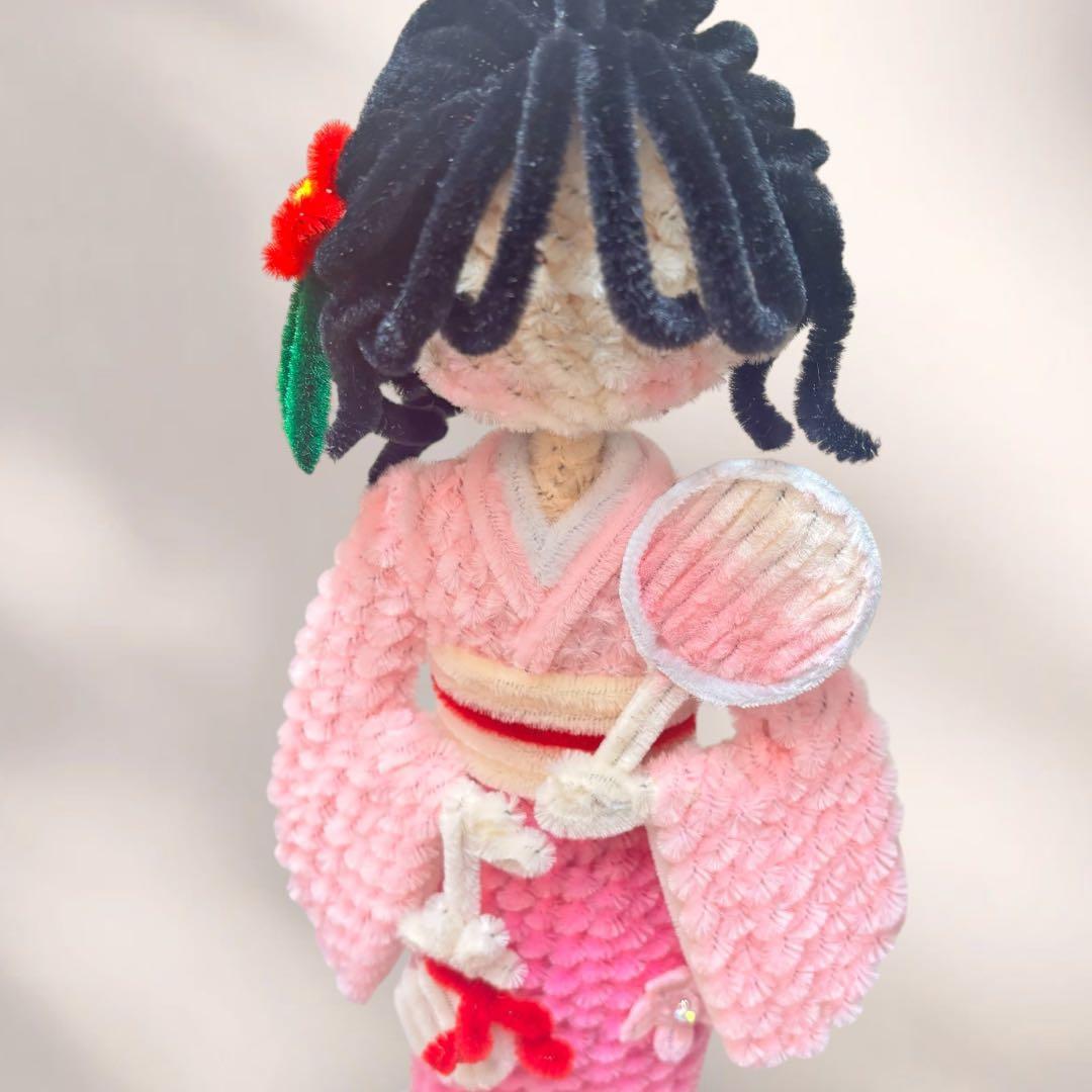 モールアート 着物人形