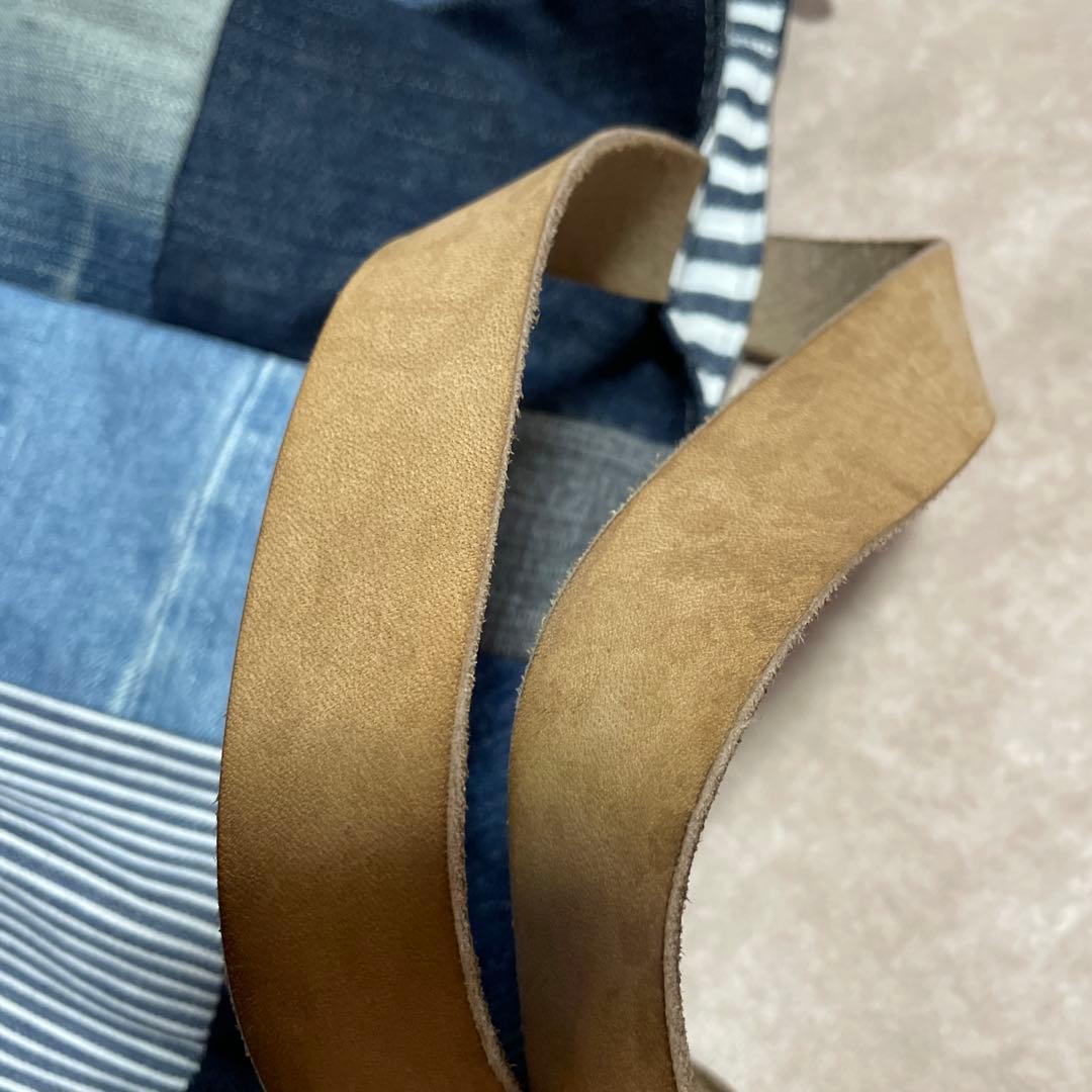 デニムリメイク パッチワーク トートバッグ再構築ハンドメイド