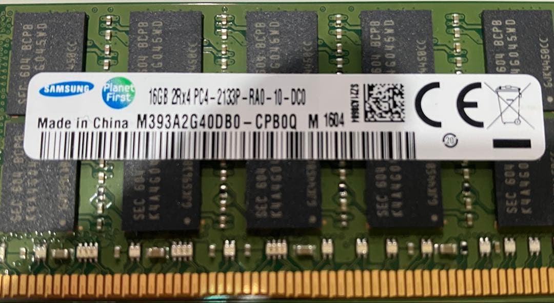 サムスンDDR4 メモリ 4枚セット 64GB