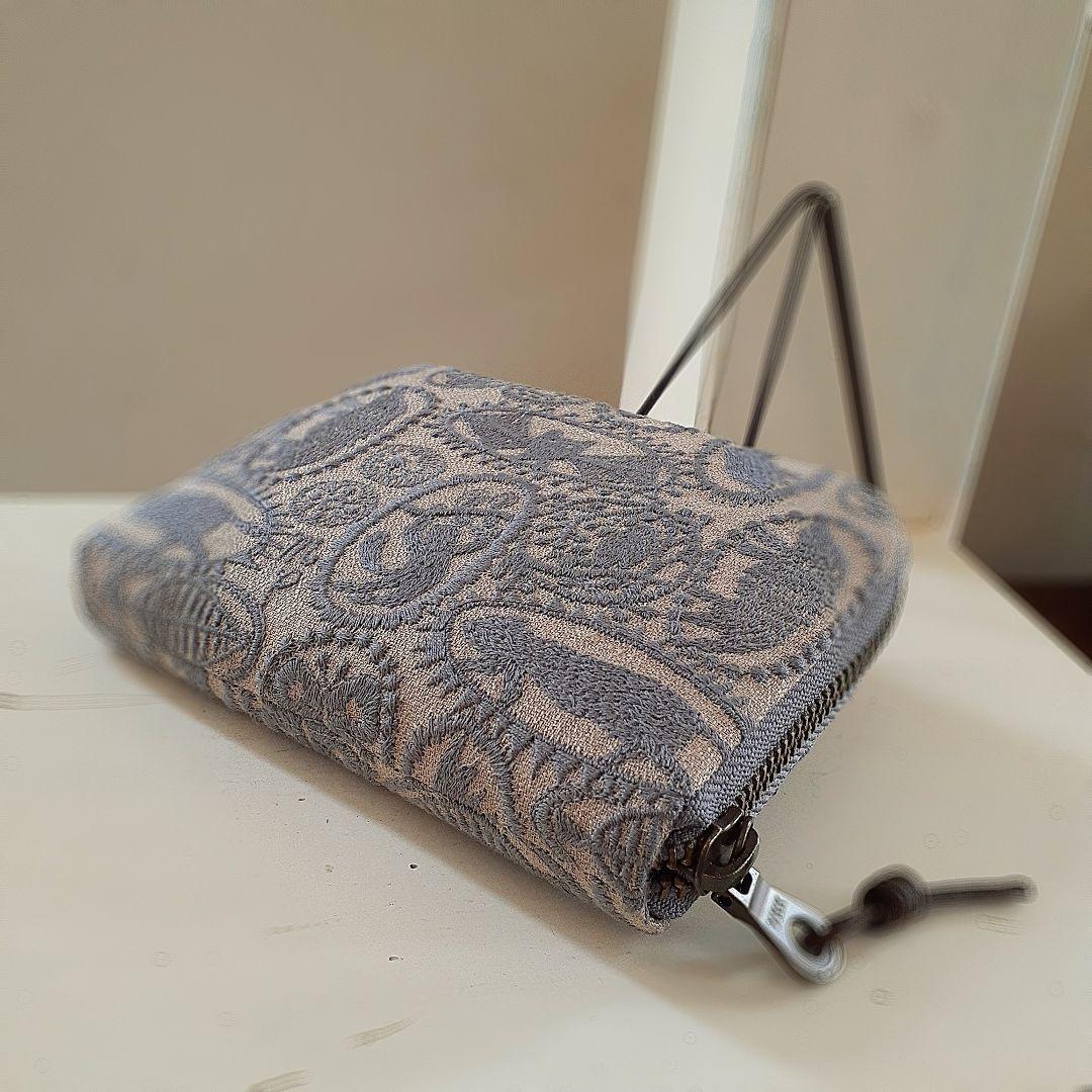 【new❤︎一般販売】⚮̈ミナペルホネン jungle relief◆ハーフ財布