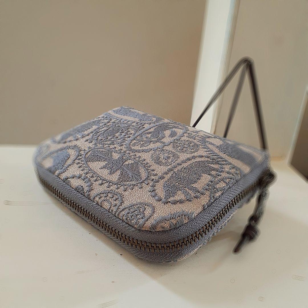 【new❤︎一般販売】⚮̈ミナペルホネン jungle relief◆ハーフ財布