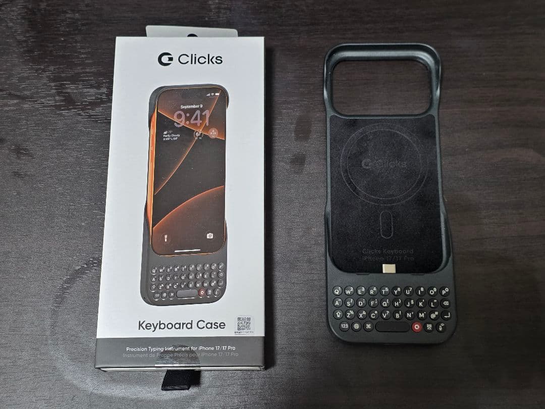 iPhoneアクセサリー Clicks Keyboard Case for iPhone17/17Pro