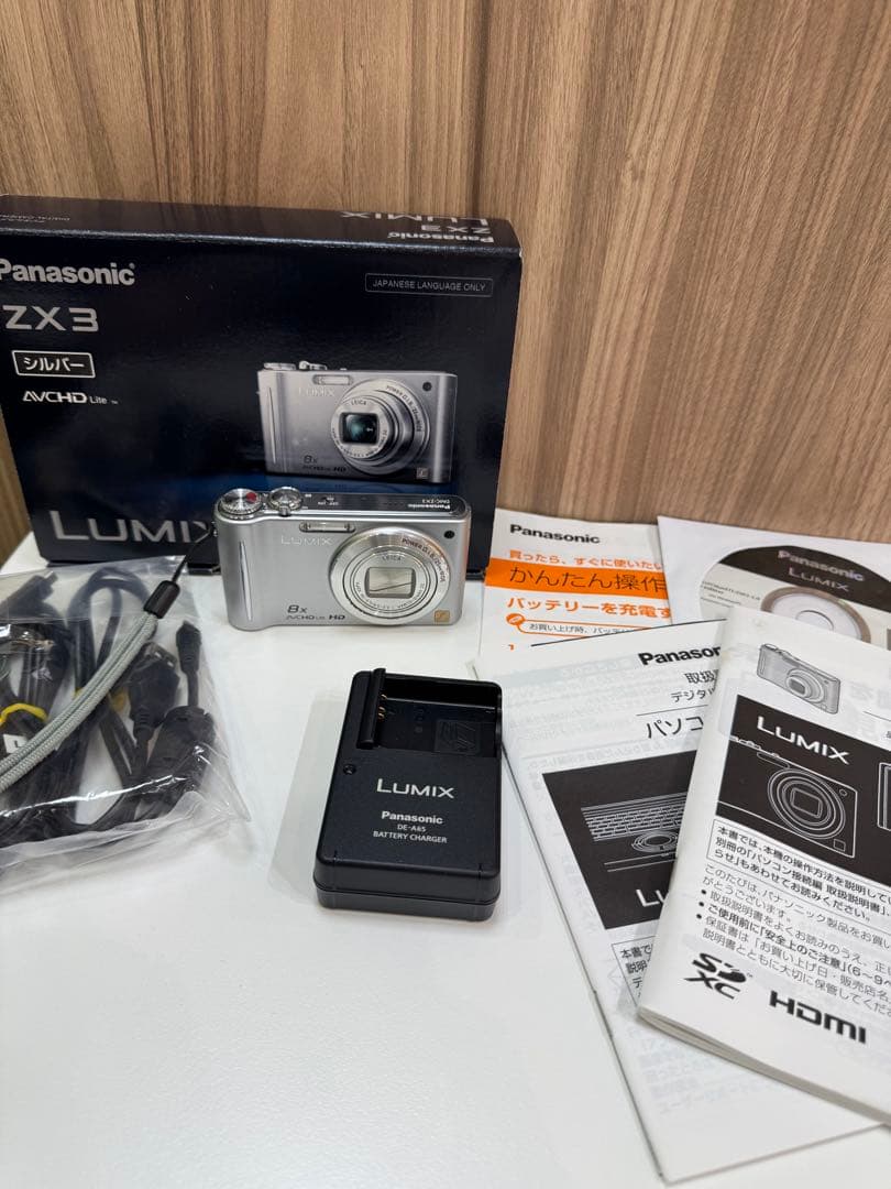 Panasonic パナソニック LUMIX DMC-ZX3 デジカメ ケース付