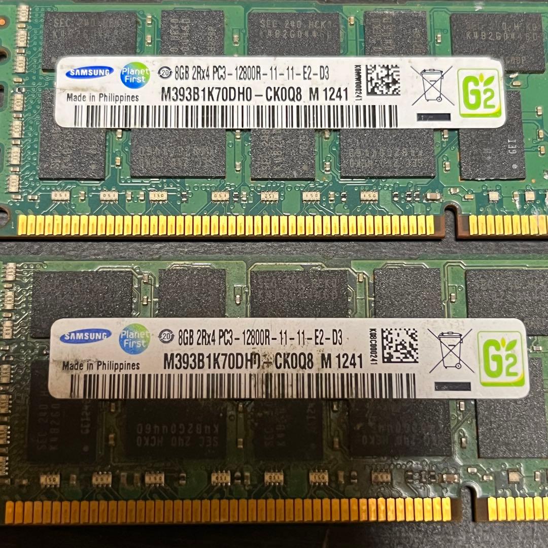 PCメモリー 8GB DDR3 PC3-12800R デスクトップ PC0242
