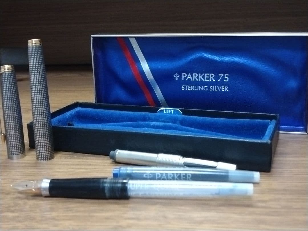 parker パーカー 75 シズレ フラットトップ 万年筆　14K