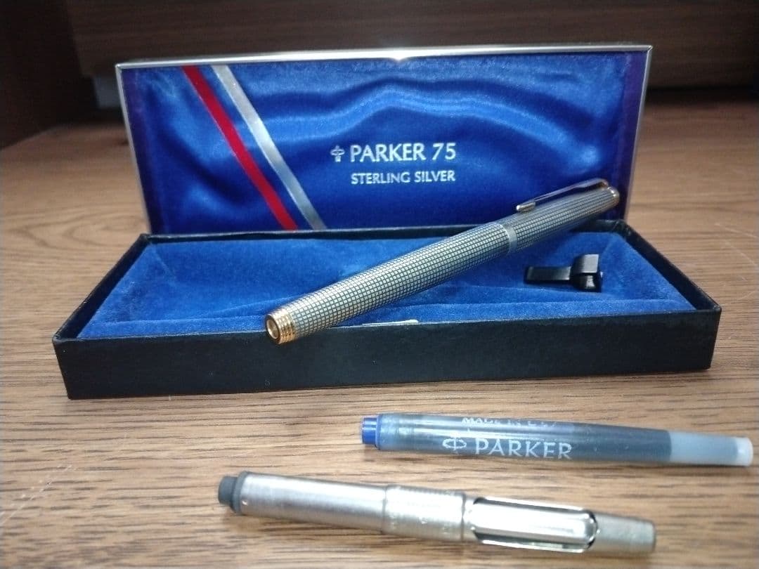 parker パーカー 75 シズレ フラットトップ 万年筆　14K