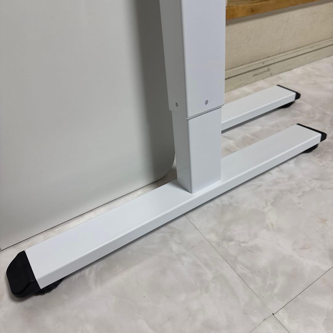 Alebert スタンドデスク 電動式昇降デスク 140*60CM ホワイト