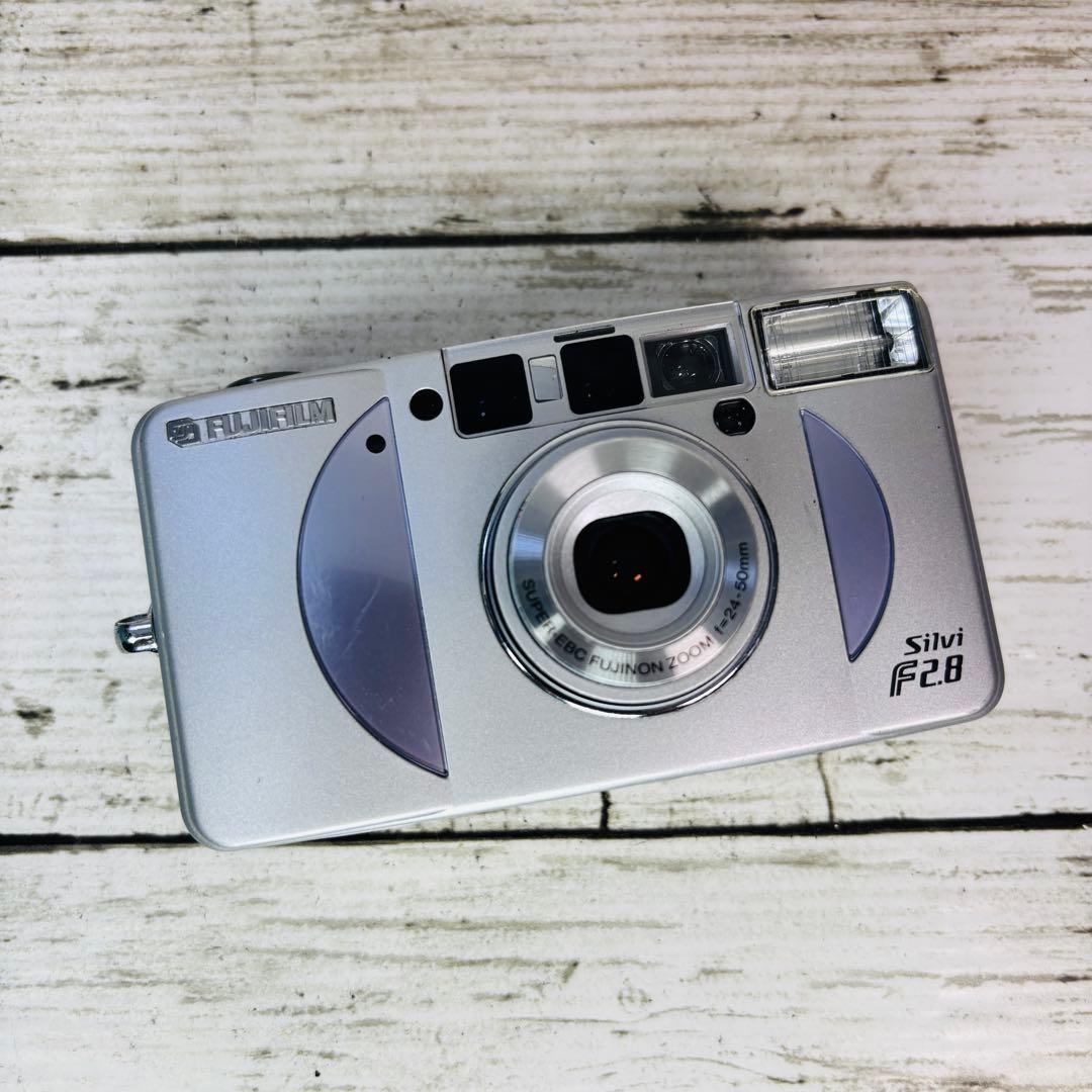 【動作良好】富士フイルム フィルムカメラ Silvi F2.8