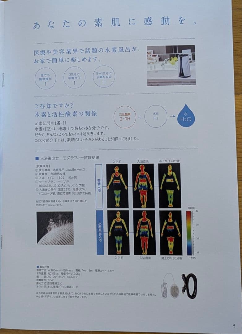 【超美品】 水素風呂 リタライフ ver.2【機能確認済】