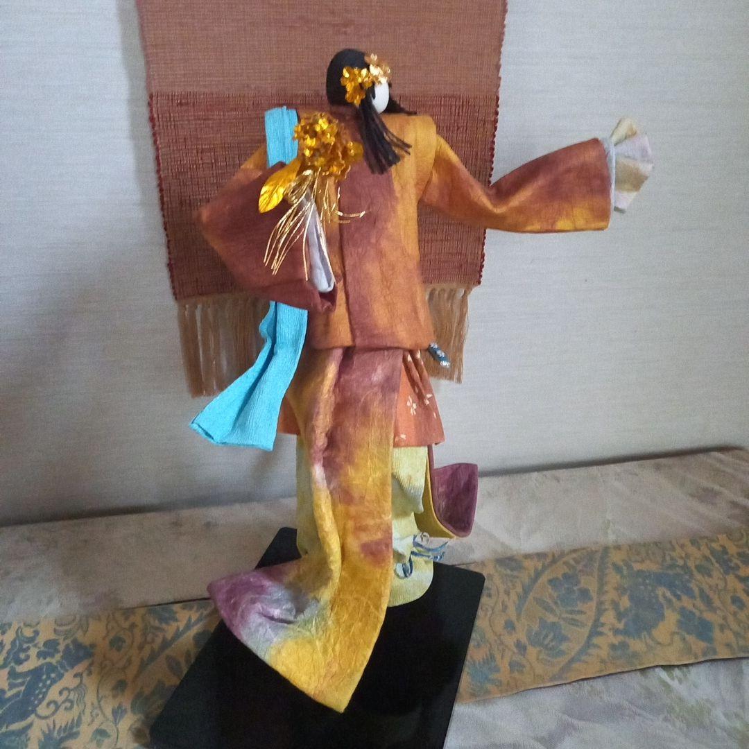 和紙人形　友禅和紙　　ケース入り
