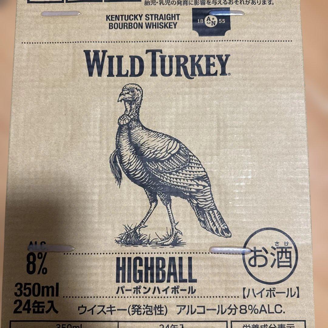 WILD TURKEY バーボンハイボール 350ml 24缶×2