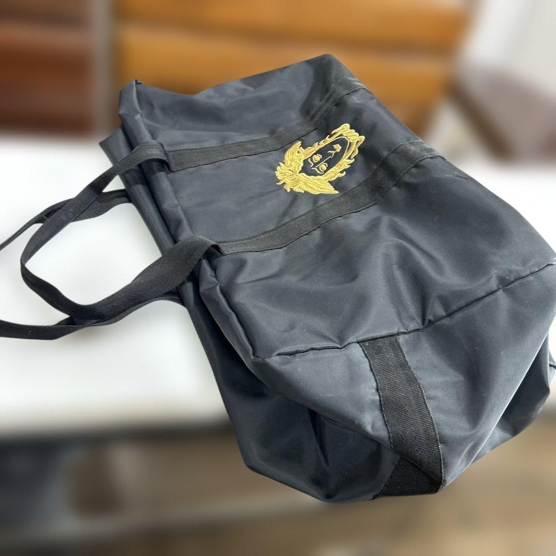 希少　VERSACE 90s メデューサ ナイロン ボストンバッグ ブラック