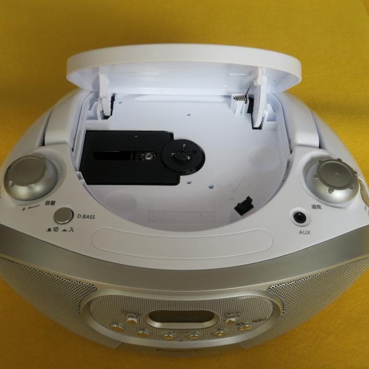 パナソニック ポータブルステレオCDシステム ホワイト RX-DU10-W