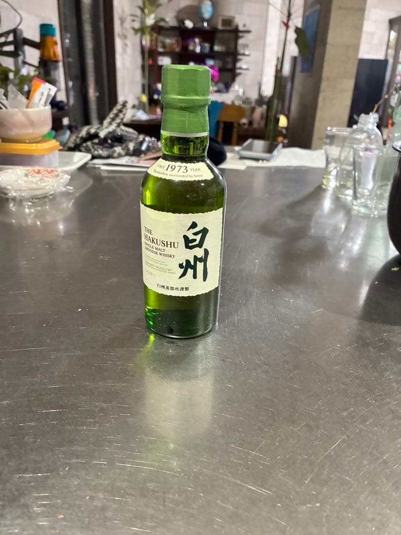 白州180ml ボトルみどり　度数43% 1973年物