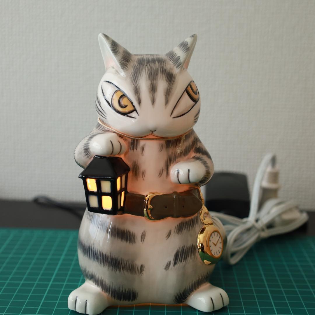 新品未使用　わちふぃーるど　ダヤンランプ　猫雑貨