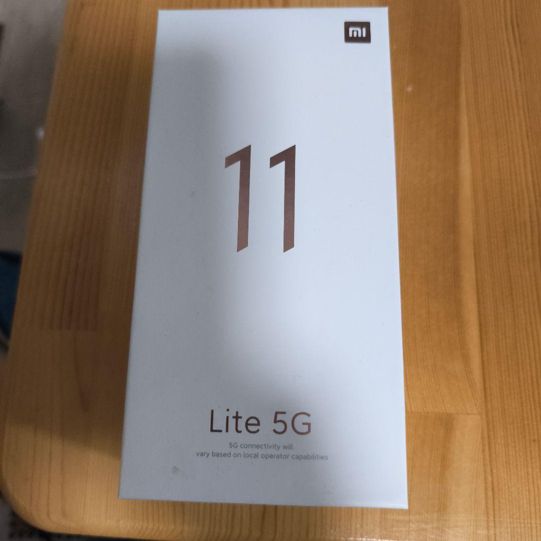 Xiaomi スマートフォンMI 11 Lite5G ブラック 本体