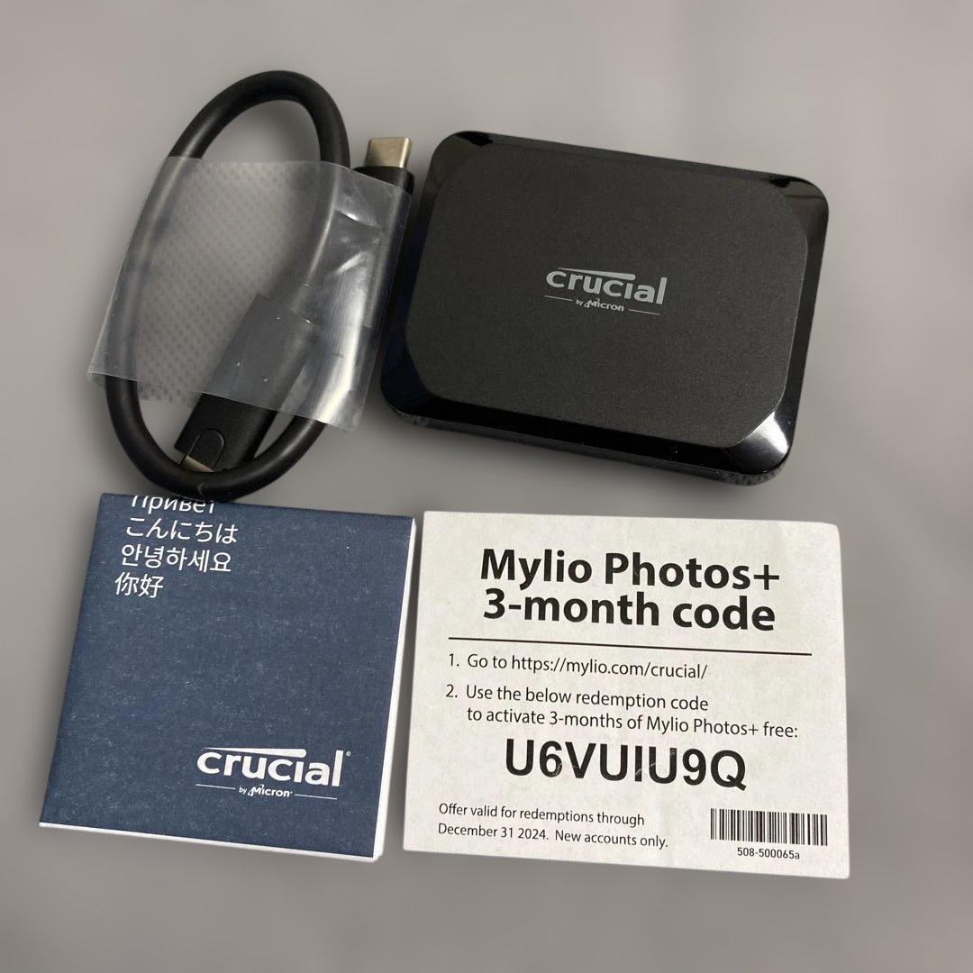 訳あり品　Crucial(クルーシャル) X9 外付け SSD 2TB