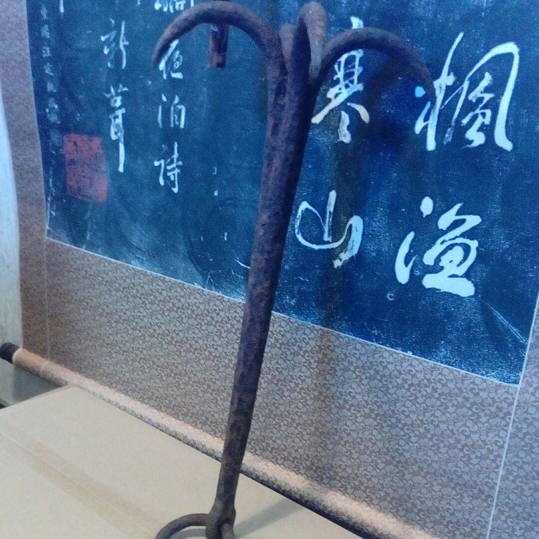 江戸時代古鉄製碇護送船団水軍等用４８センチサイズアンティーク４本爪碇飾り当時物