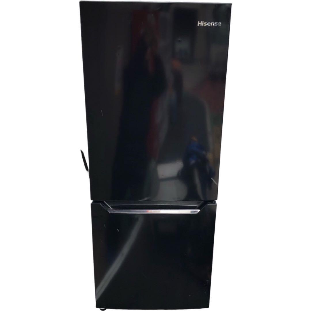ハイセンスHisense 2ドア冷蔵庫HR-D15CBブラック150ℓ全国送料込