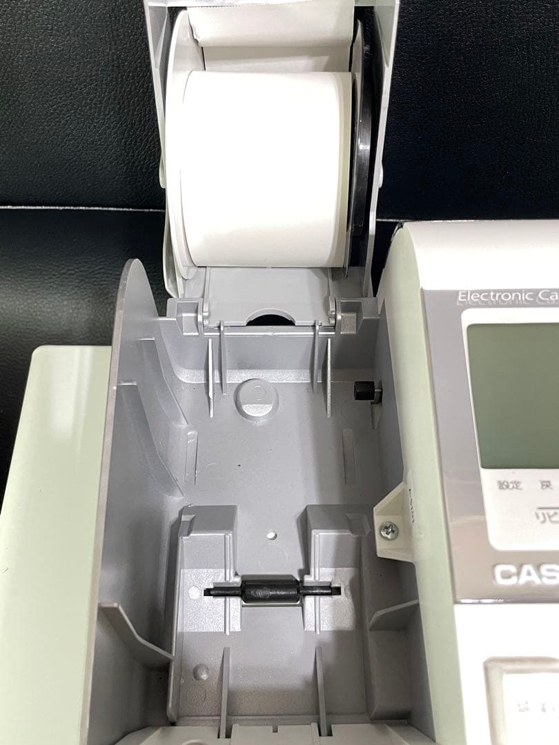 【美品】CASIO TE-400 電子レジスター ホワイト ※送料込
