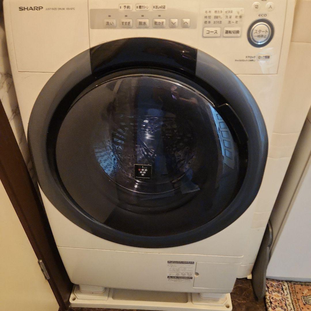 エコソニック商店さん専用　SHARP ES-S7C ドラム式洗濯機本体