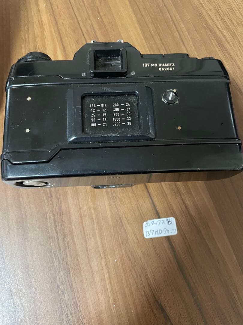 CONTAX 一眼レフカメラ ブラック 動作未確認