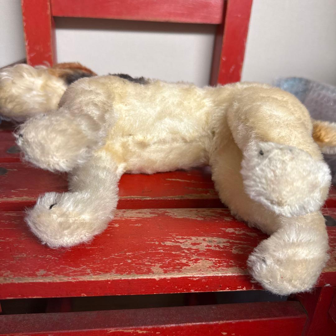 犬のぬいぐるみ　ビンテージ　アンティーク