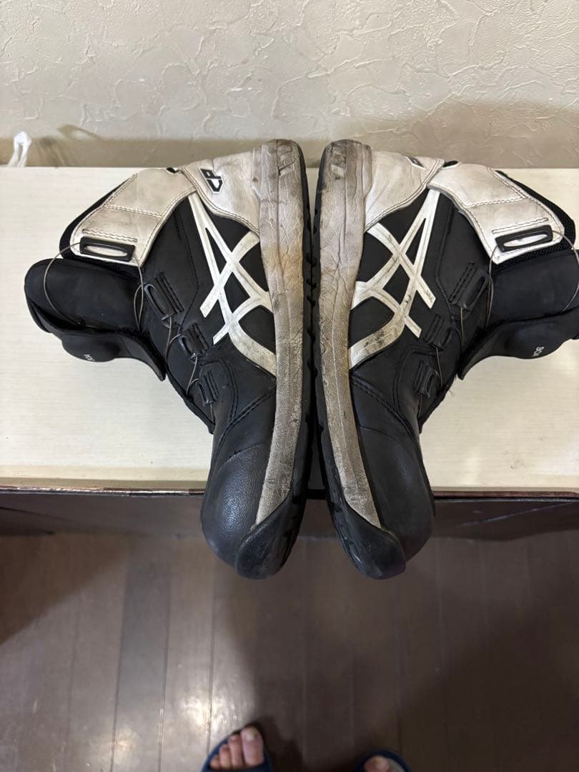 ASICS BOA 安全靴 黒/白