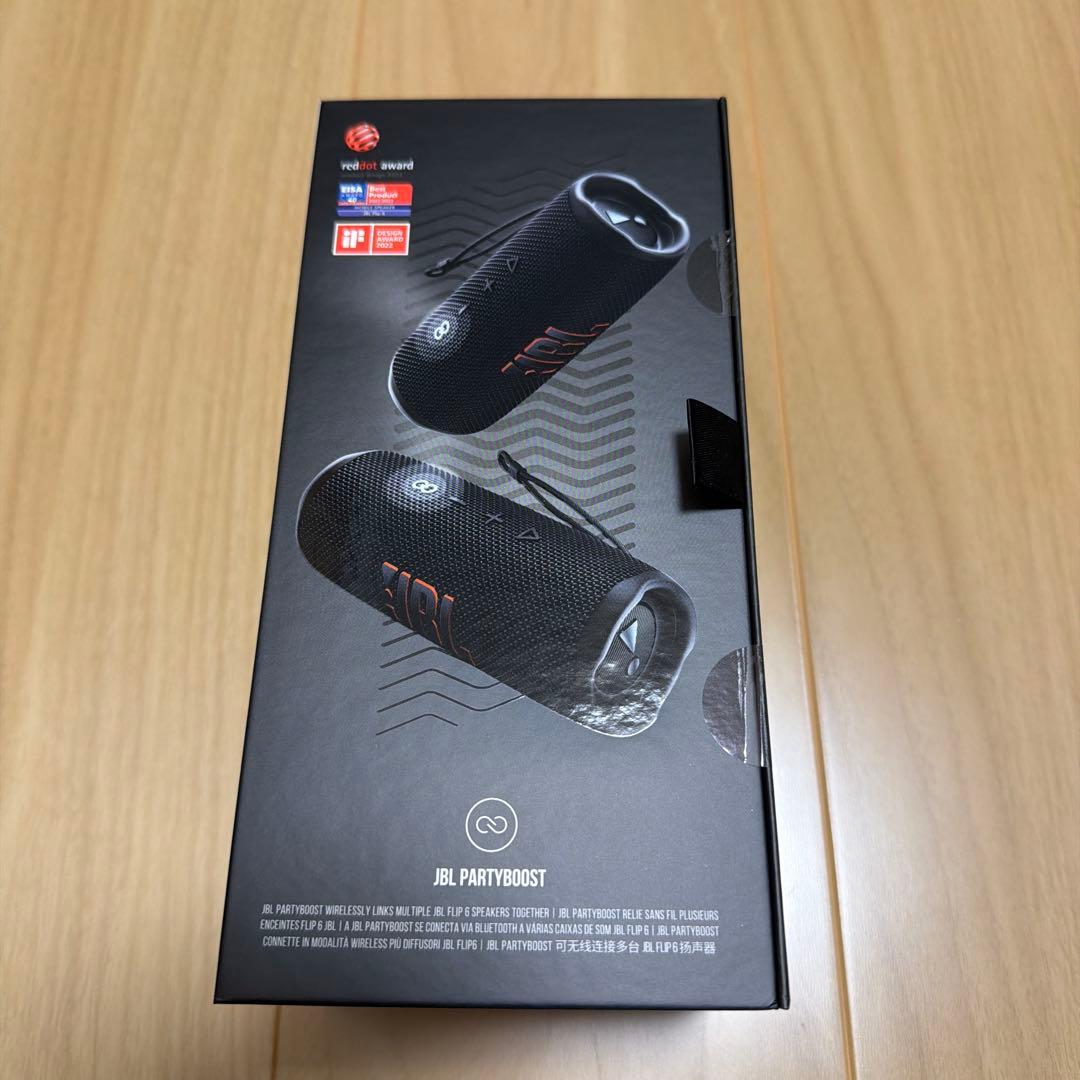【新品未開封】JBL FLIP6 Bluetoothスピーカー 防水 ブラック