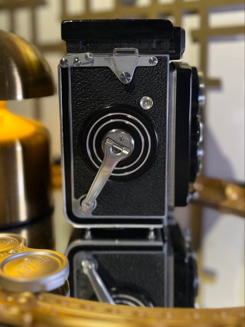 美品 RolleiFlex f3.5 75mm 美しいキャップ付き