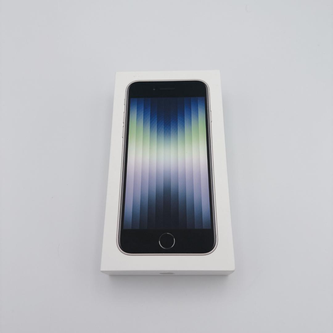 【美品】iPhoneSE第3世代 64GB SIMフリー MMYD3J/A