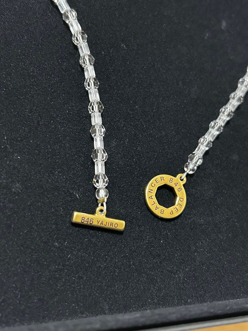 《極美品》846ヤジロ 8シリーズ クリスタル 50cm ゴールド金具