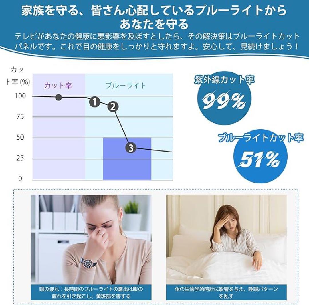 【専用】液晶テレビ保護パネル 55インチ テレビカバー 保護プロテクター クリア