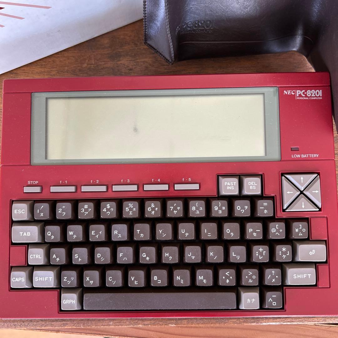 【貴重✨️】NEC PC-8201｜1983年製｜日本初期モバイル機の名機