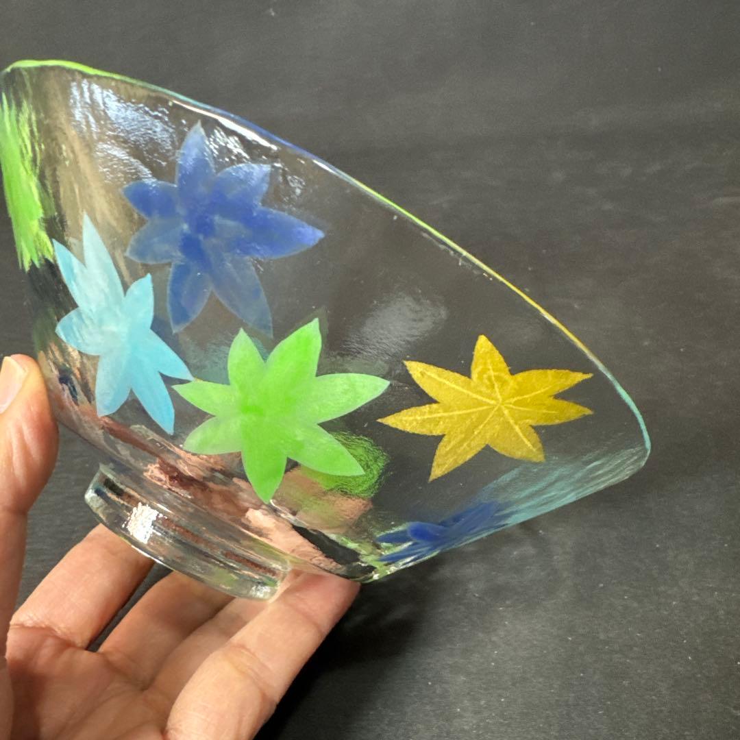 J34 送料無料　義山　茶碗　長寿　抹茶碗　茶道具　茶道　工芸品　木箱　硝子