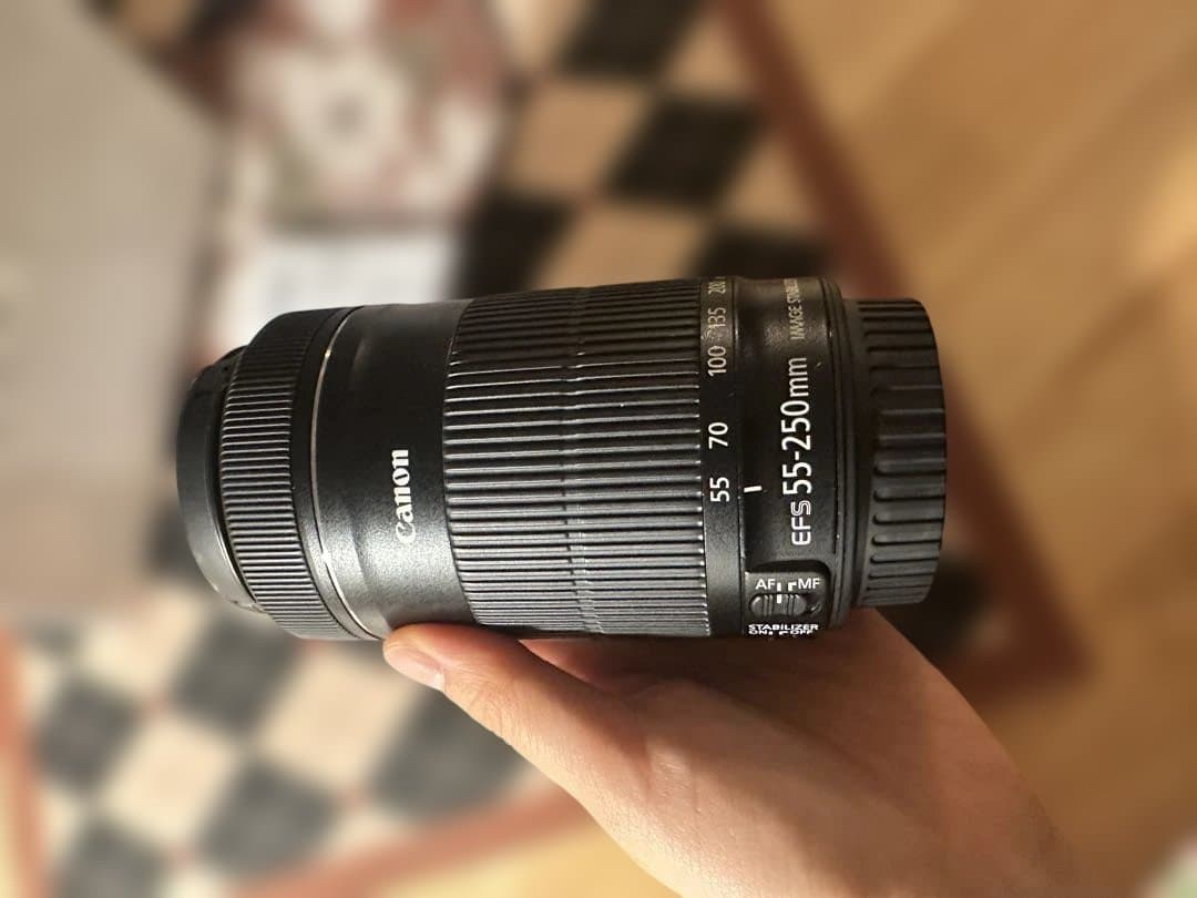 Canon EF-S55-250mm レンズ