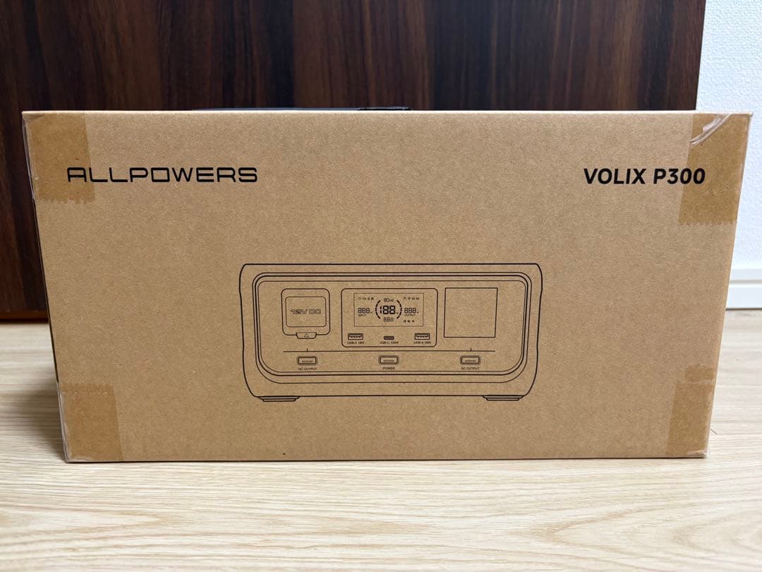 【新品】ALLPOWRS VOLIX P300 ポータブル電源 ＆ソーラーパネル