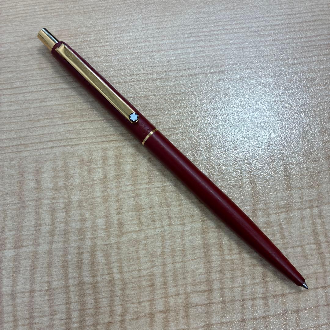 MONTBLANC モンブラン ボールペン レッド スリム ホワイトスター