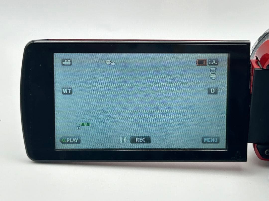 JVC フルHD ビデオカメラ GZ−E700−R レッド 充電器付き
