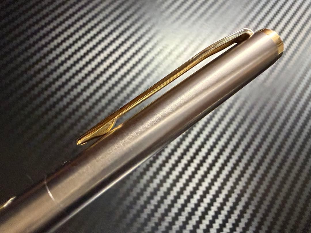 未使用に近い モンブラン ノブレス スリムライン 万年筆 14K EF 極細字