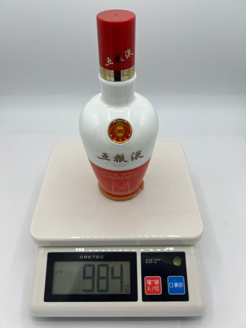 こ*ん様 【未開栓】五粮液 2007 陶器ボトル 500ml 39% 箱付き 重