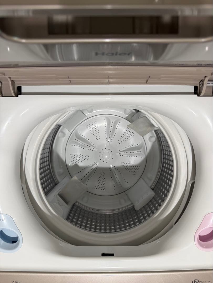 【Haier】洗濯機 洗濯容量7.5kg