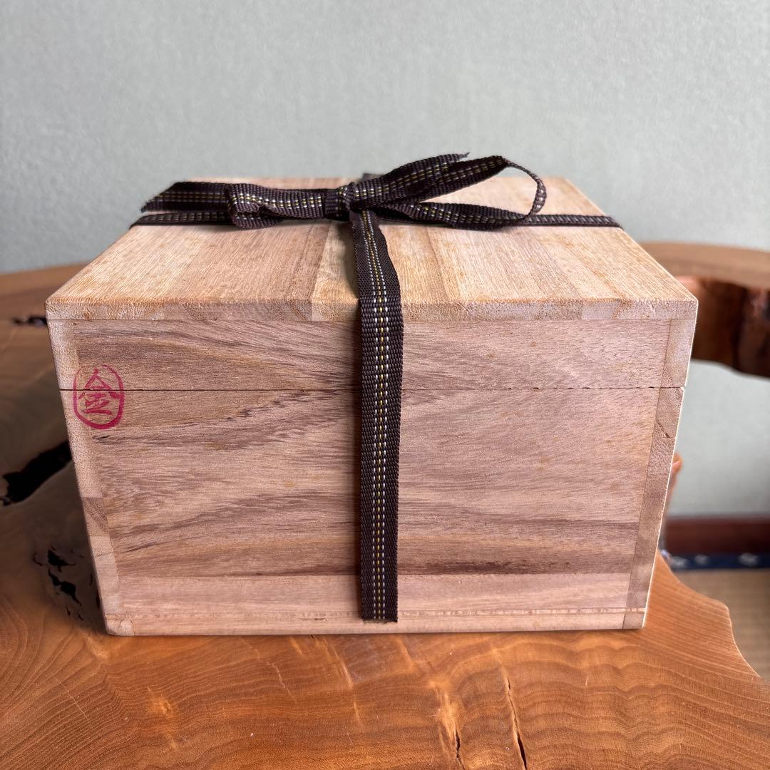 高麗青磁茶碗 作家物 共箱 抹茶碗 茶道具 （113t）